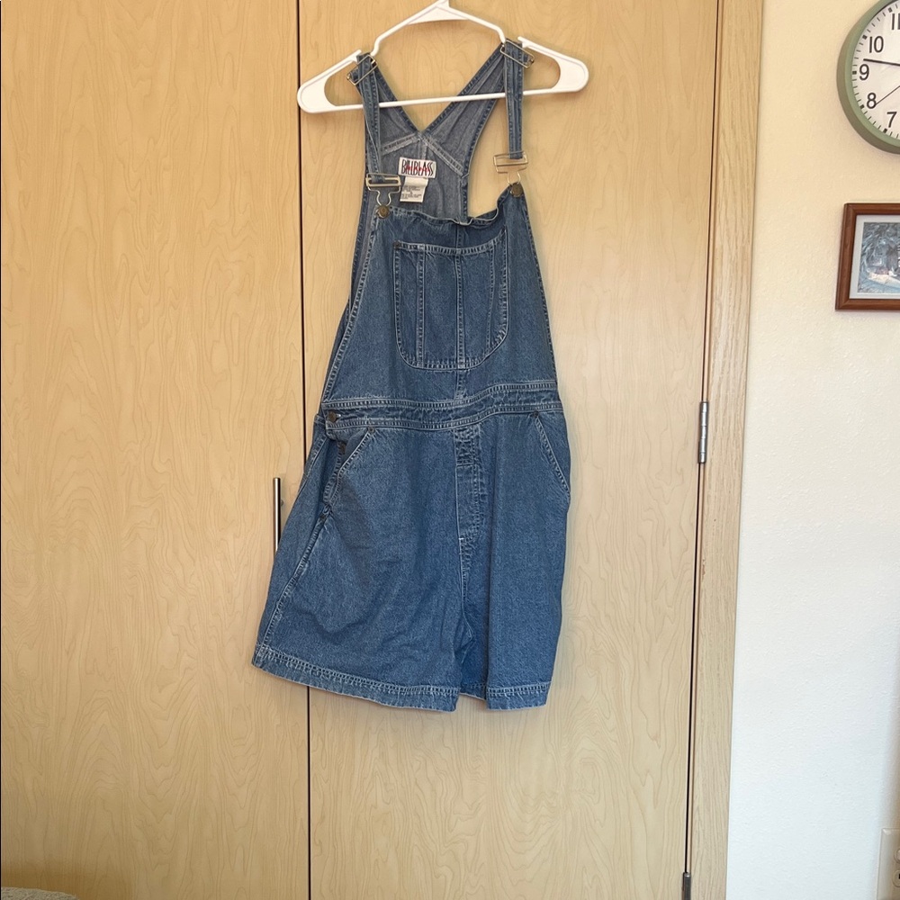 Bill Blass Blue Denim shorts overalls